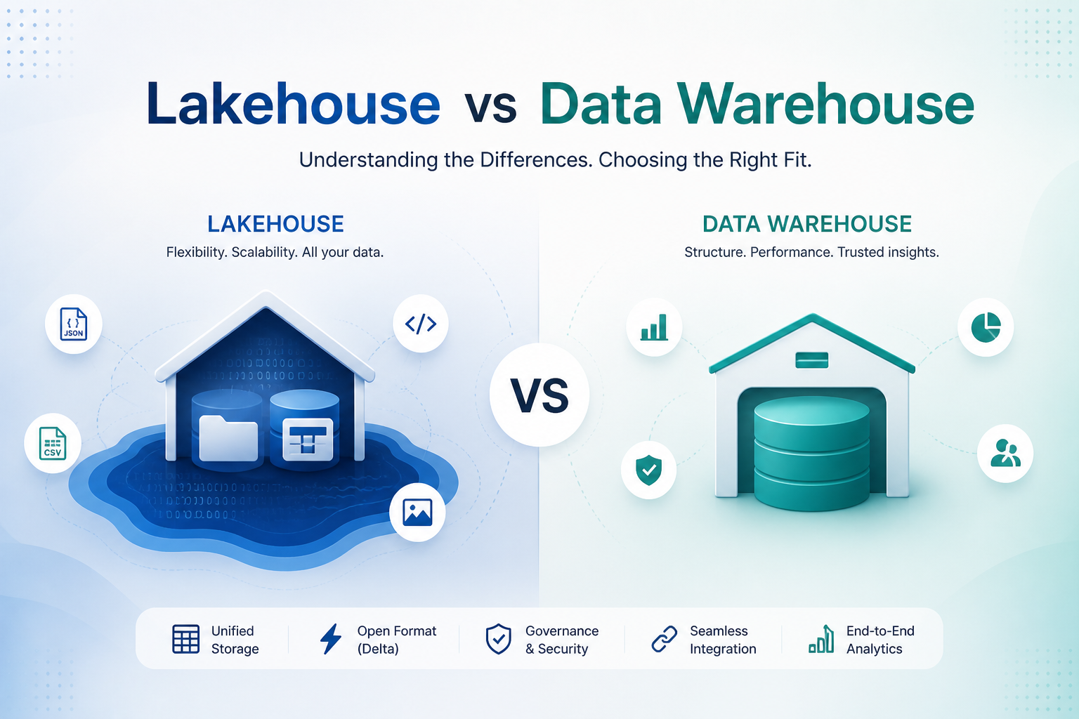 Lakehouse vs Data Warehouse: A Comprehensive Comparison